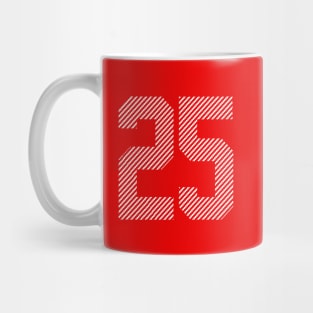 Iconic Number 25 Mug